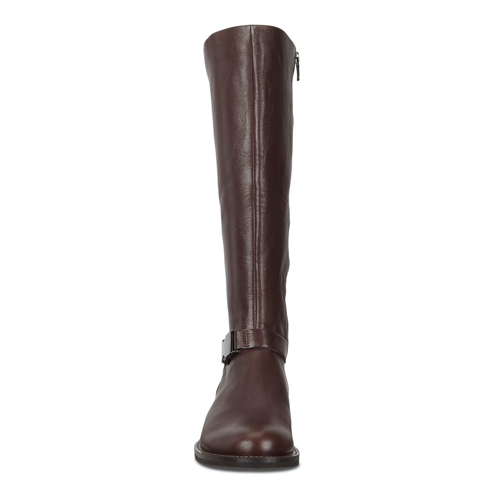 Womens Boots - ECCO Sartorelle 25 High-Cut Buckled - Brown - 1290ZNGIL